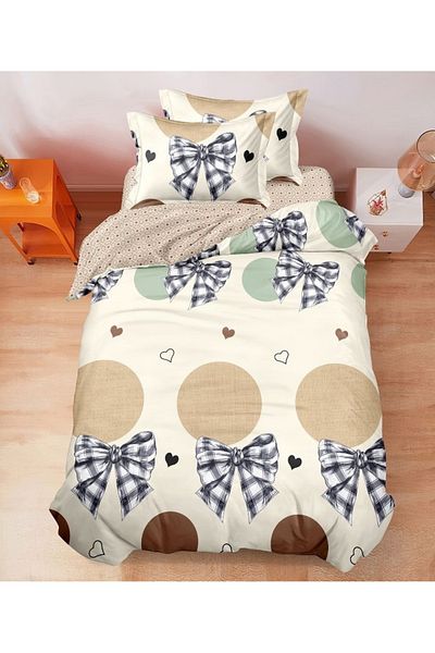 CHIRASO CHIRASO Bedding Set, 1 Person, ELASTIC Sheet 140x200cm, Duvet Cover 160x200cm, 2 Pillowcases