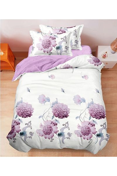 CHIRASO CHIRASO Bedding Set, 1 Person, ELASTIC Sheet 140x200cm, Duvet Cover 160x200cm, 2 Pillowcases
