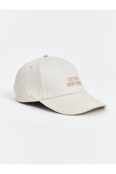 LC Waikiki قبعة إكرو مطرزة بحروف للفتيات