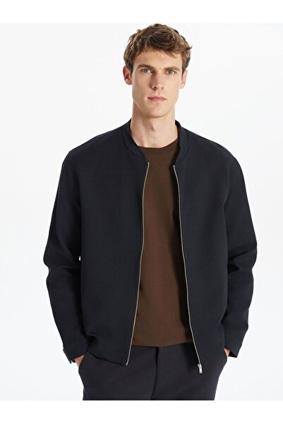 LC Waikiki Lcw Vision Navy Blue College Collar Men's Jacket