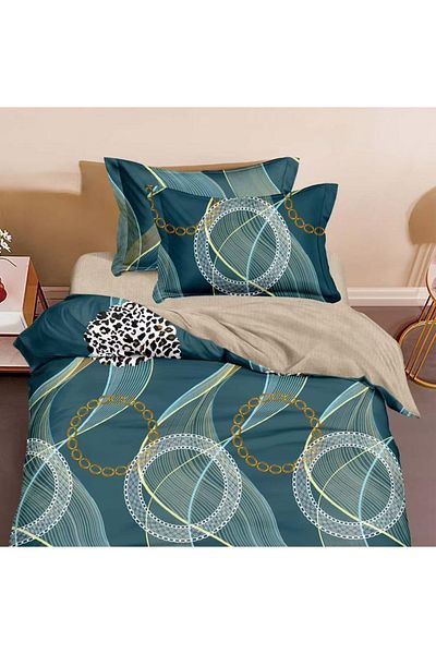 CHIRASO CHIRASO Bedding Set, 1 Person, ELASTIC Sheet 140x200cm, Duvet Cover 160x200cm, 2 Pillowcases
