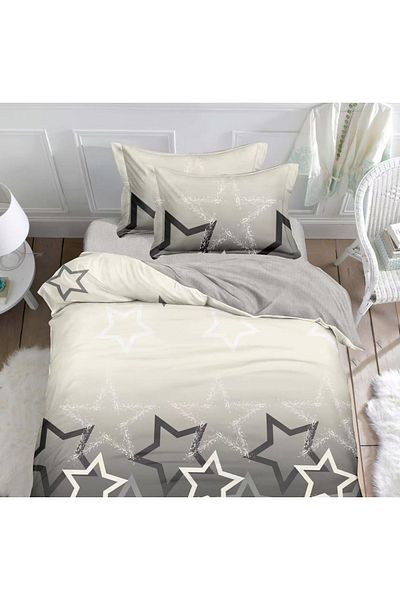 CHIRASO CHIRASO Bedding Set, 1 Person, ELASTIC Sheet 140x200cm, Duvet Cover 160x200cm, 2 Pillowcases