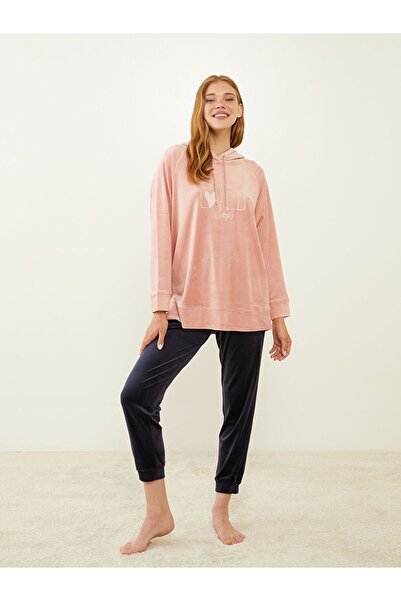 LC Waikiki Lacivert Kadın Beli Lastikli Düz Pijama Altı