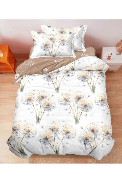 CHIRASO CHIRASO Bedding Set, 1 Person, ELASTIC Sheet 140x200cm, Duvet Cover 160x200cm, 2 Pillowcases