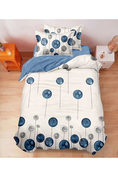 CHIRASO CHIRASO Bedding Set, 1 Person, ELASTIC Sheet 140x200cm, Duvet Cover 160x200cm, 2 Pillowcases