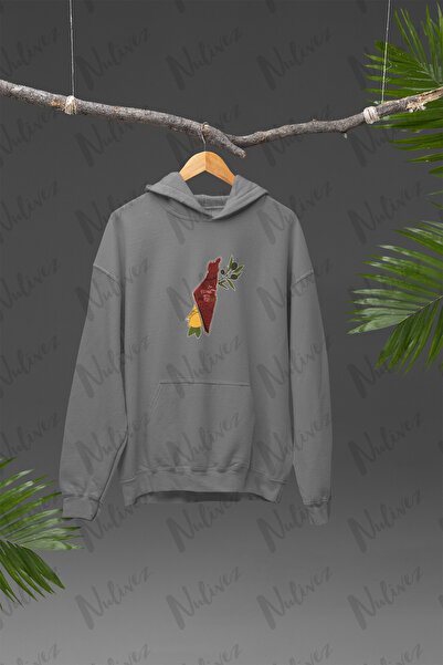 Nulivez هودي كبير الحجم مطبوع بتصميم فلسطيني عالي الجودة للجنسين