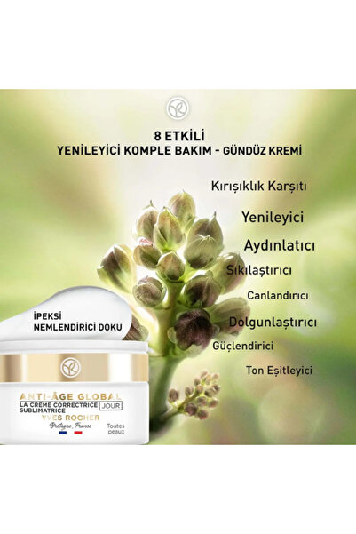 Yves Rocher Yaşlanma Karşıtı Bitkisel Gündüz Kremi – Kök Hücre Destekli Yoğun...