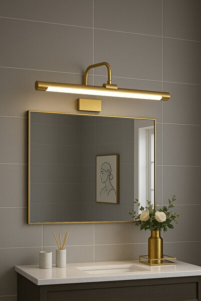 qwell مصباح مرآة LED