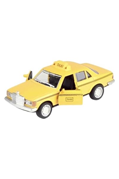 MASHASHOP Masina metalica Taxi, Mercedes-Benz W123, 2 usi mobile, sunete, lum...