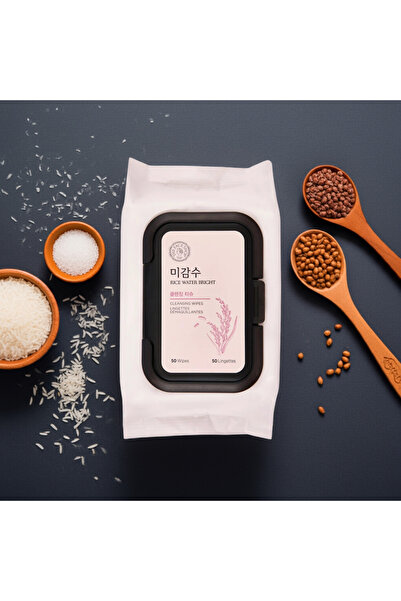 The Face Shop مناديل تنظيف الوجه R2018 ||بماء الأرز || للتنظيف العميق -ذا فيس شوب