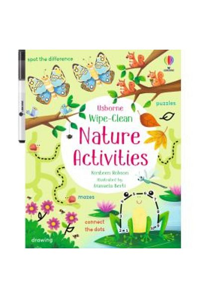 Usborne Publishing Wipe-Clean Nature Activities