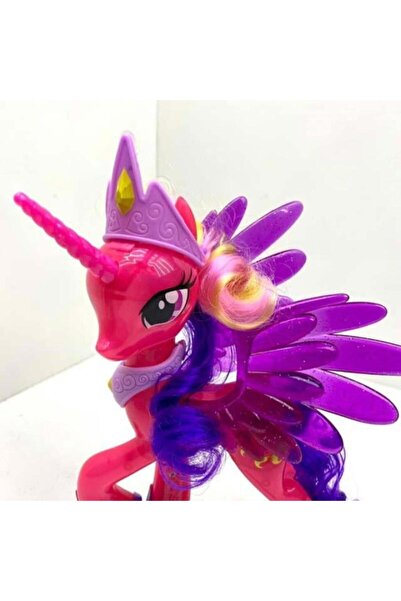 OEM Princess Celestia pony figurine with glowing wings, music and light, pink, 23 cm, 3 years+