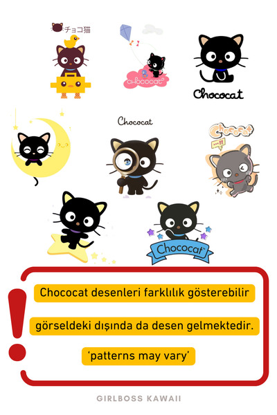 Girlboss Kawaii Chococat Knee-High Long Socks School Socks All Ages Children / Teenager / Big Series