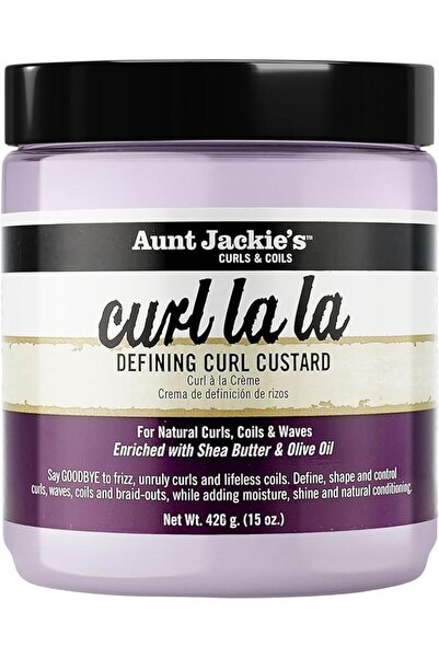 Aunt Jackie's كاسترد تجعيدات لا لا ديفاينينج كيرل من عمة جاكي 426 جم