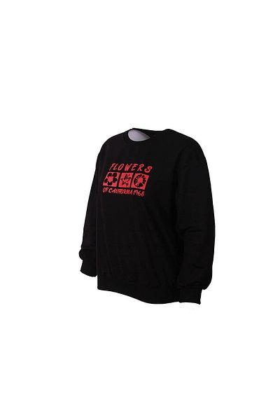 trender Black Women's Sweatshirt Flowers