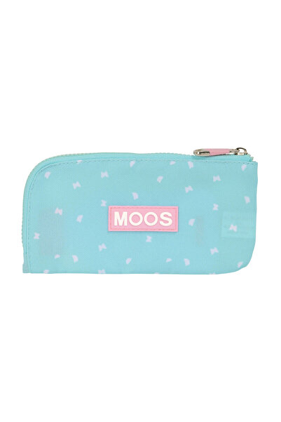 Moos School Case Butterflies Light Blue 23 x 11 x 1 cm