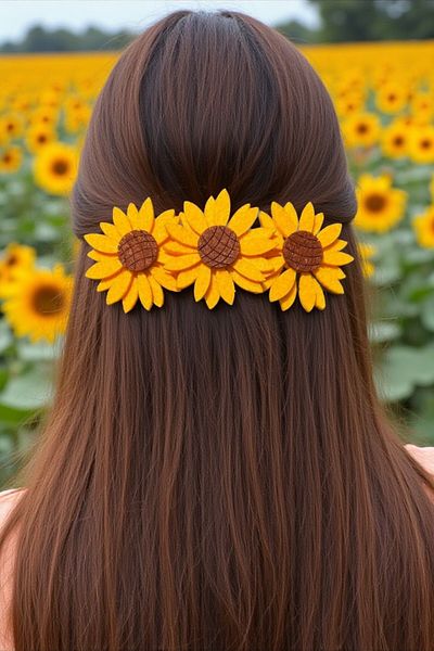 Design 4N Daisy Buckle / Felt Daisy Buckle (12cm)
