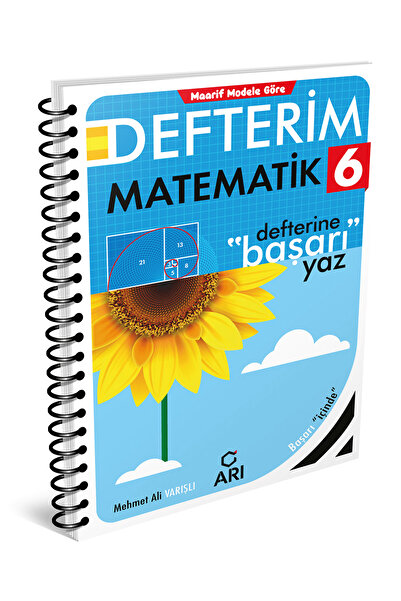 Arı Yayıncılık 2025-2026 6. Sınıf Matematik Defterim Konu Anlatımlı Etkinlikli Ve Pekiştirici Soru Bankası