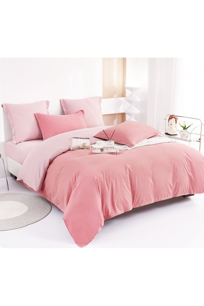 CHIRASO CHIRASO Linen, FINE THICK, TWO-COLOURED Classic Sheet 230x250cm, Duvet Cover 200x230cm, 4 Pillowcases