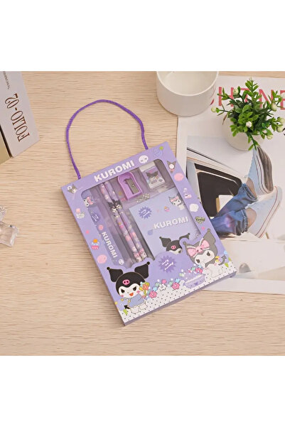 The Cloudish Shop مجموعة قرطاسية مكونة من 6 قطع، قلم رصاص، ممحاة، مبراة، دفتر...