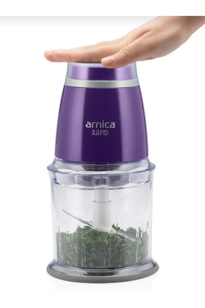 MORMAVİ Arni̇ca Rapid Gh21103 Electric 4 Blade Mini Chopper (Purple)