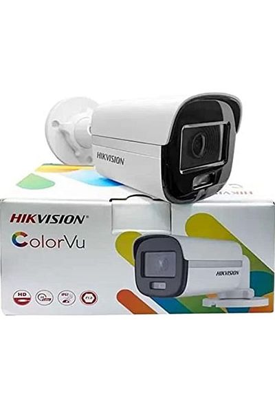 Hikvision 2 MP White Night Colour Vu IR Full HD Bullet Night Vision Wireless Camera, 1080P