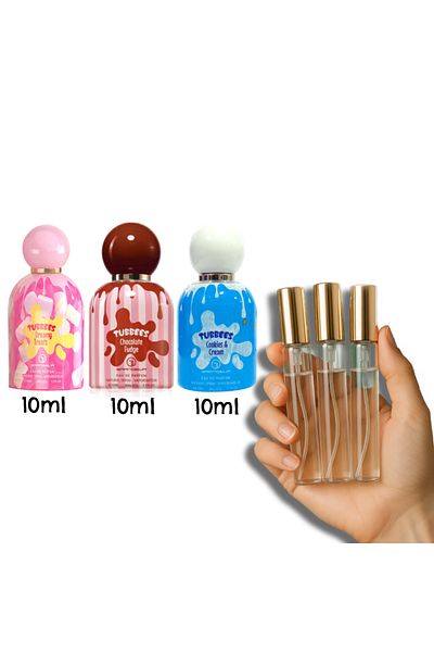 Grandeur Elite Tubbees Samples 10ml Dreamy treats + 10ml Chocolate Fudge + 10ml Cookies and Cream EDP