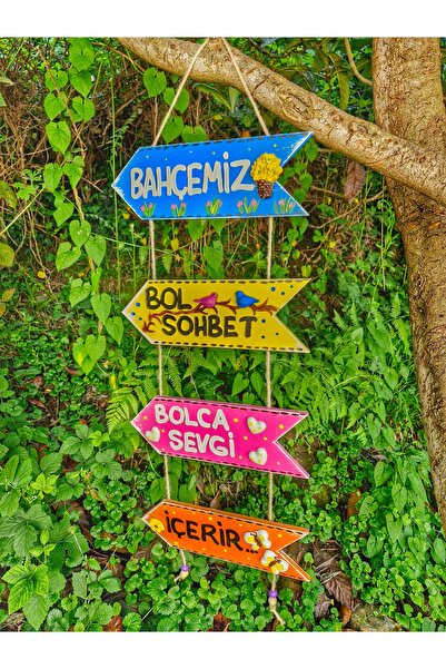 Wooden Garden Arrow Set of 4,Customizable Product, 30 cm each,