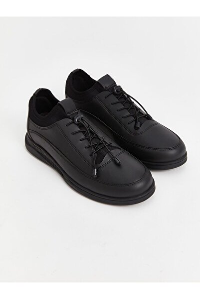 LC Waikiki Black Lace-Up Men's Classic Shoes