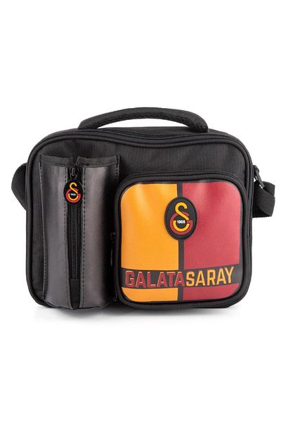Next Plus Licensed Gs 2 Compartment Logo Printed Faux Leather Lunch Box with Flask Pocket (25554)
