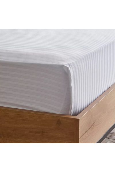 Home Box Hamilton Twin BCI Cotton Flat Sheet - 170x260 cm