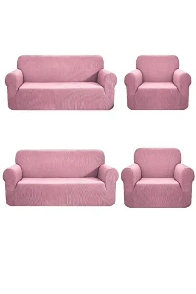 intil Armchair Cover Sofa Cover Set 3 3 1 1 Lycra Sofa Cover Set (4 Pcs) Sofa Cover