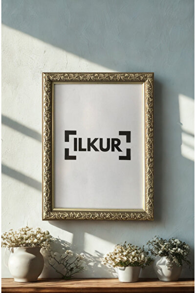 ilkur إطار منقوش بأوراق شجر مقاس A4 (21 × 30 سم).