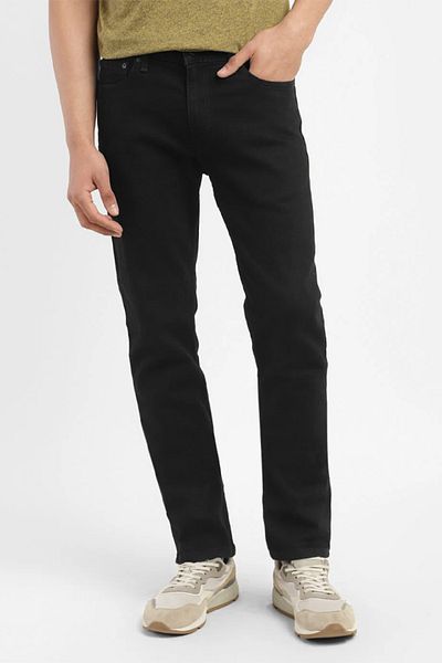 Levi's Men's 511 Black Slim Fit Stretchable Jeans