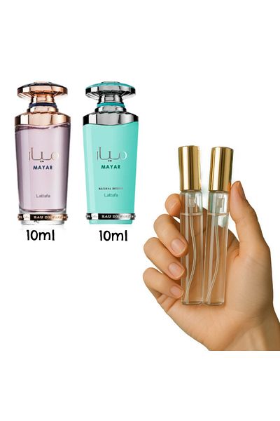 lattafa samples 10ml Mayar Intense + 10ml Mayar EDP