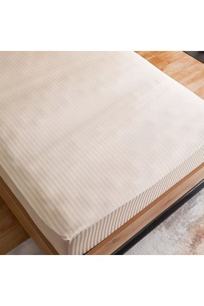Home Box Hamilton Twin BCI Cotton Flat Sheet - 170x260 cm