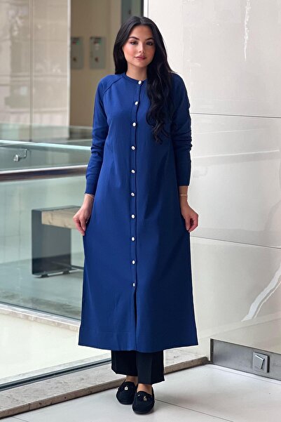 Nuss Basic Long Mercerized Cardigan