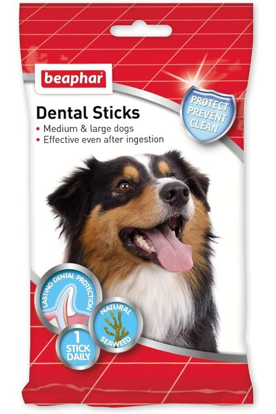 Beaphar Beaphar Tooth Sticks 7 Pieces for Dogs 182g