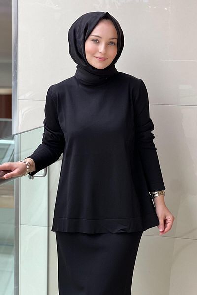 Nuss Reglan Sleeve Mercerized Tunic