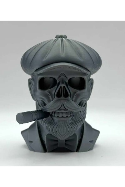 MUAMMO Dekoratif Kurukafa Kulaklık Standı, Özel Tasarım Masaüstü Kulaklık Tut...