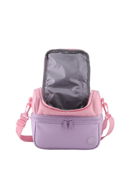 Atrium Big Zipper Lunch Bag – 2-Tone Color