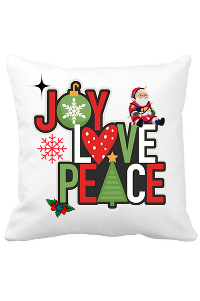 OEM Decorative Christmas pillow 40x40 cm with reindeer and snowflakes