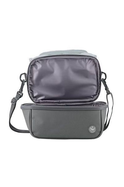 Atrium Big Zipper Lunch Bag – 2-Tone Color