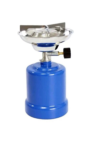 Generic موقد غاز محمول أزرق/فضي 13×13×21 سم