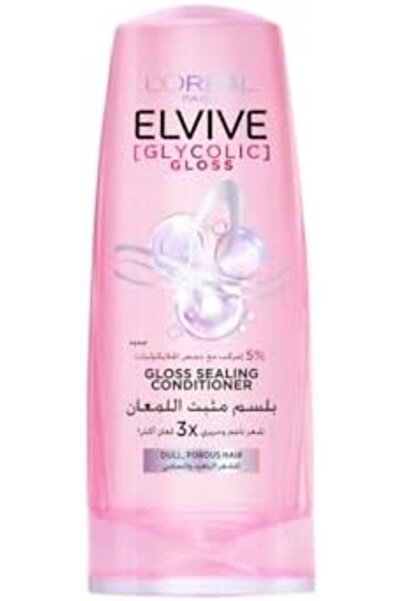 Loreal Elvive بلسم إلفيف جليكوليك غلوس 5% [مركب اللمعان] مع حمض الجليكوليك، 3...