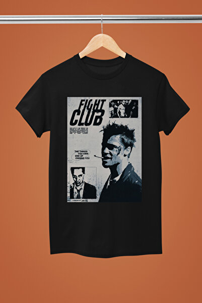 MAGORS TRIUC DE BUMBAC CU Mâneci scurte IMPRIMAT FIGHT CLUB