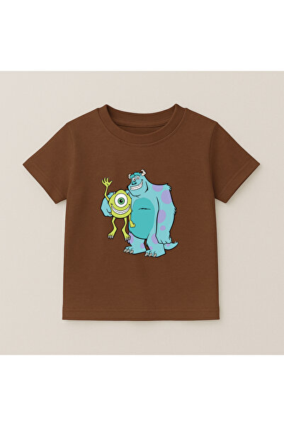 SVART WEAR Tricou cu mânecă scurtă pentru copii și adolescenți Monsters guler...