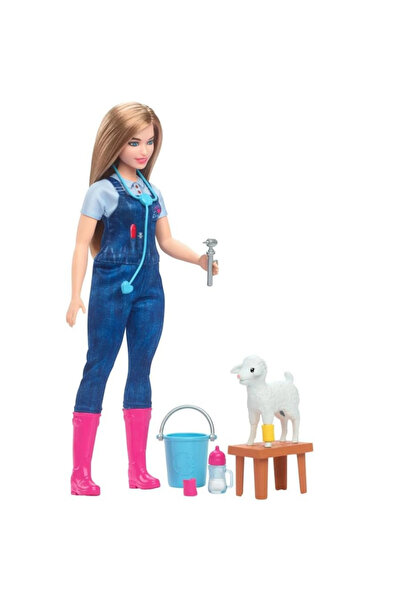 Barbie Çiftlik Hayvanları Veterineri HRG42