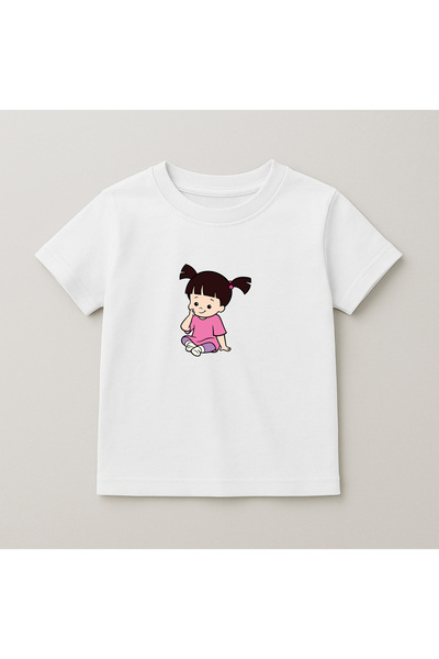 SVART WEAR Tricou cu mânecă scurtă pentru copii și adolescenți Monsters guler...