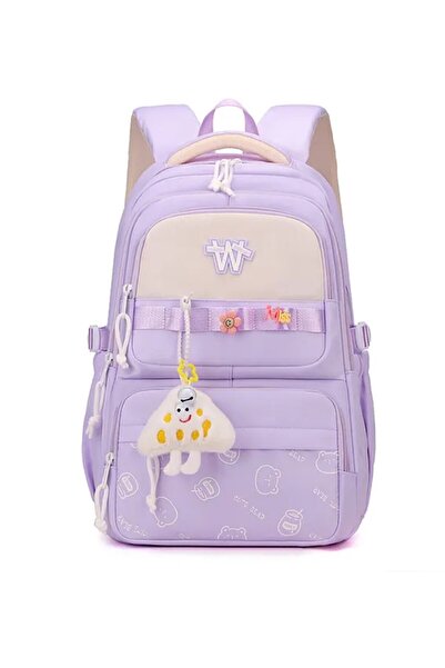 DZC KUZENLER ÇANTA 3 LÜ SET Yeni Öğrenci Sırt Okul Çantası Basit Kore Tarzı K...